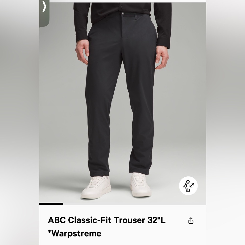 Lululemon NWT ABC Classic Fit Trouser - 34 ***